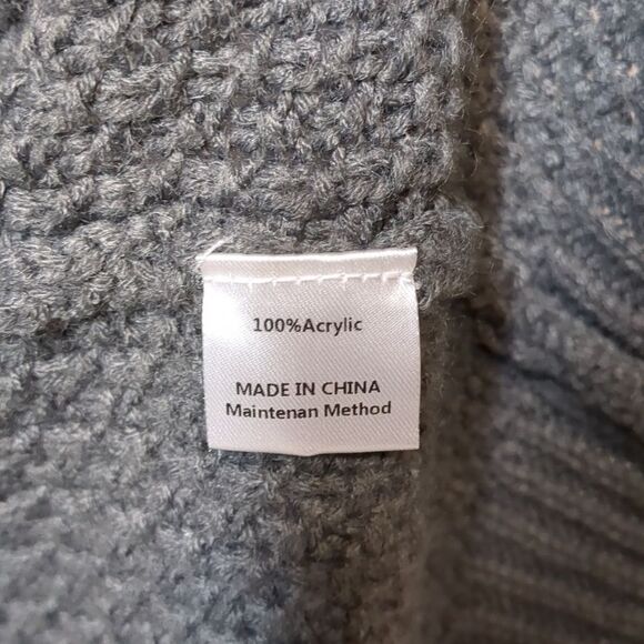 Merokeety Women's Open Front Long Cardigan Oversized Size Small - Picture 4 of 5